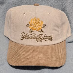 NWT Howler Brothers 2025 ACL Yellow Rose Collection Snapback : Corduroy